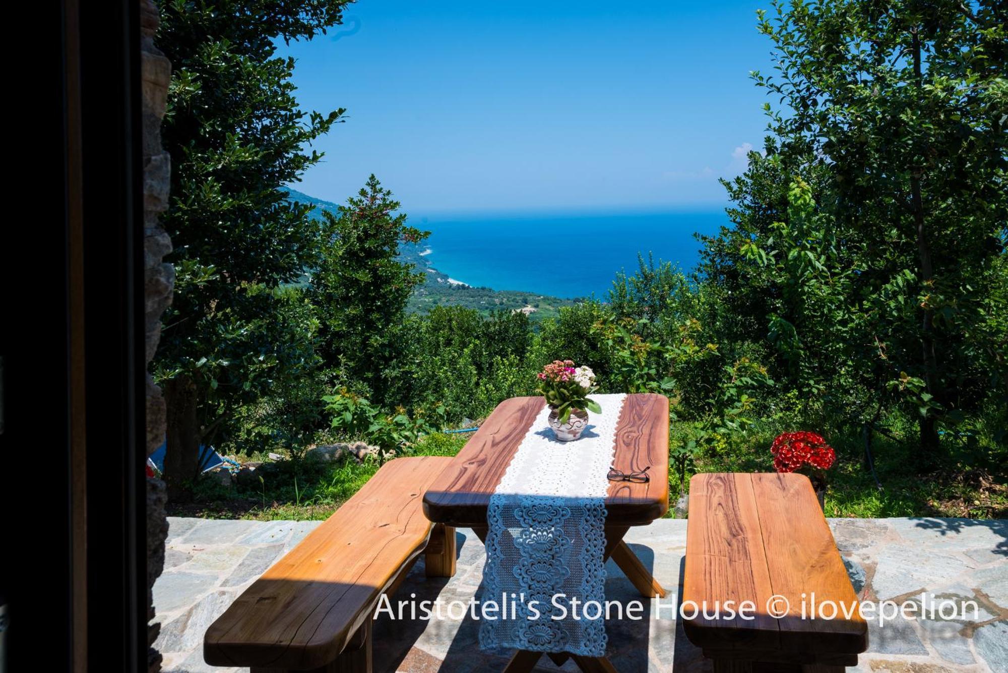 Aristoteli'S Stone House Makrirrakhi Экстерьер фото