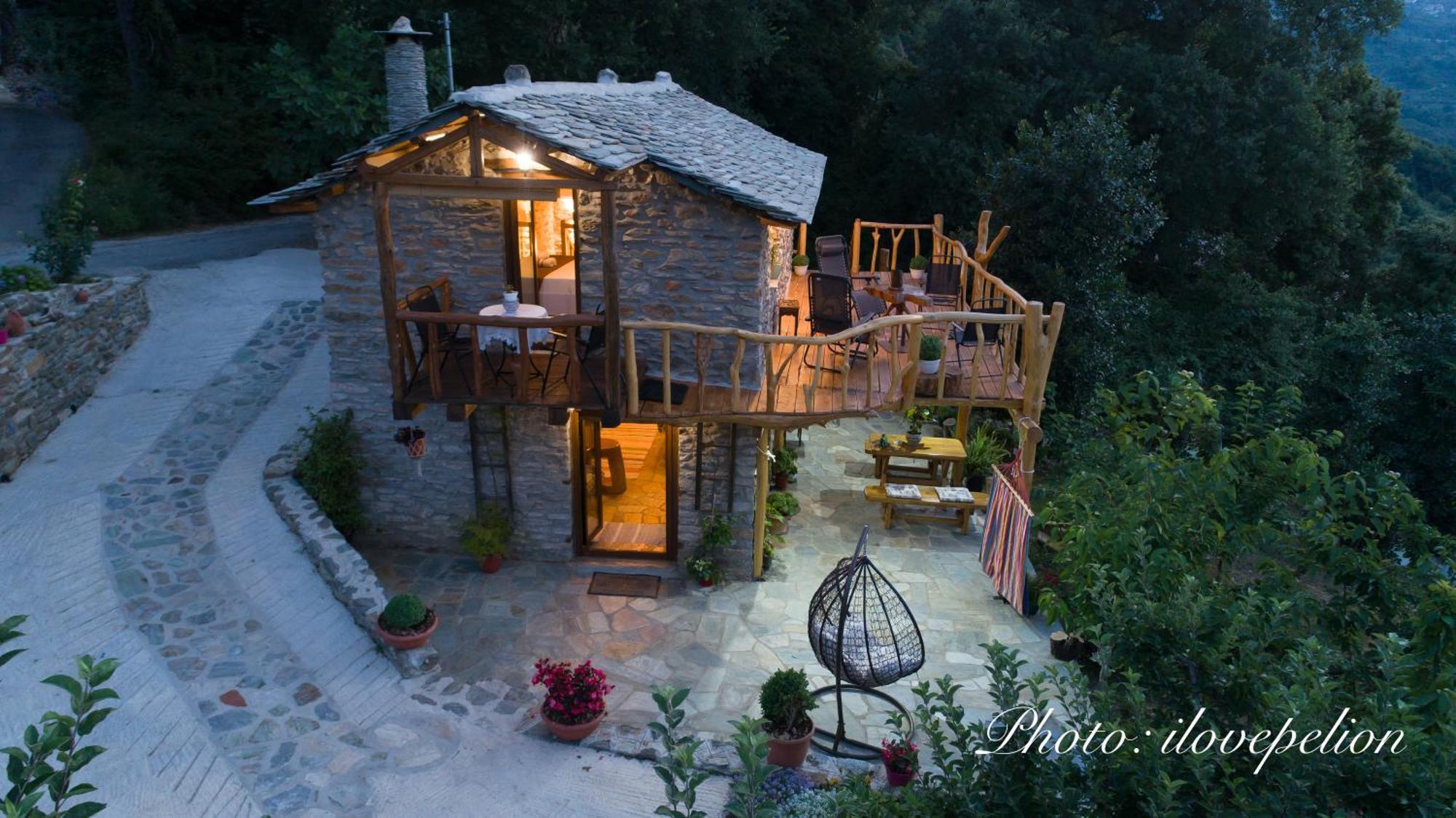 Aristoteli'S Stone House Makrirrakhi Экстерьер фото