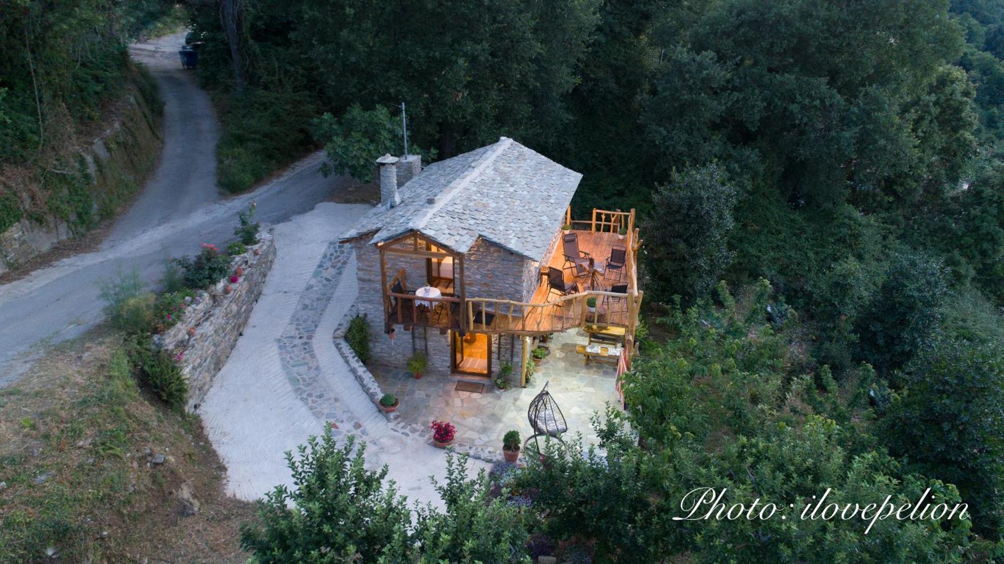 Aristoteli'S Stone House Makrirrakhi Экстерьер фото
